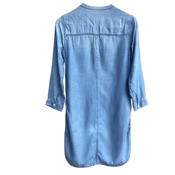 J Crew Drapey Chambray Shirt Dress NEW - Picture 6 of 7